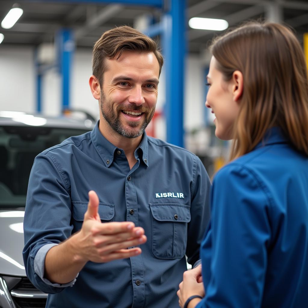 Excellent Customer Service at an Auto Service Center