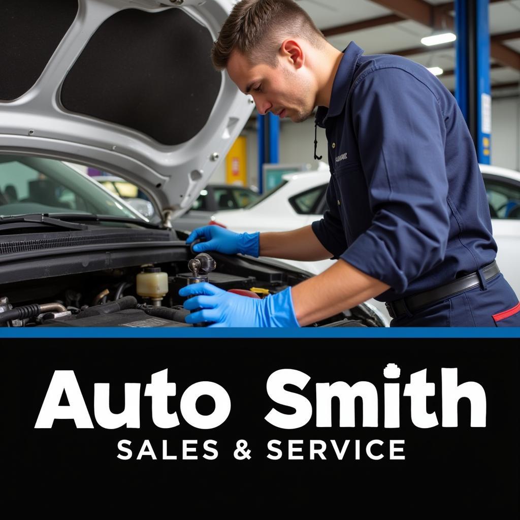 Mechanic Working at Auto Smith Sales & Service