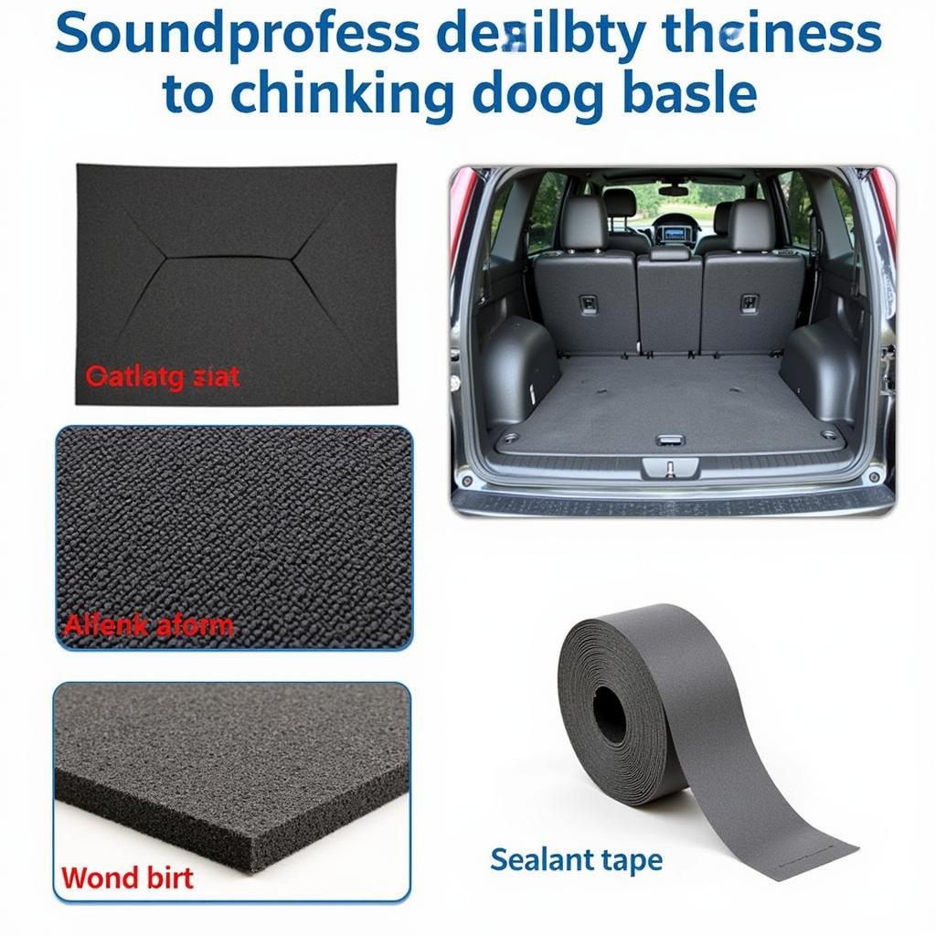 Auto Sound Deadening Materials