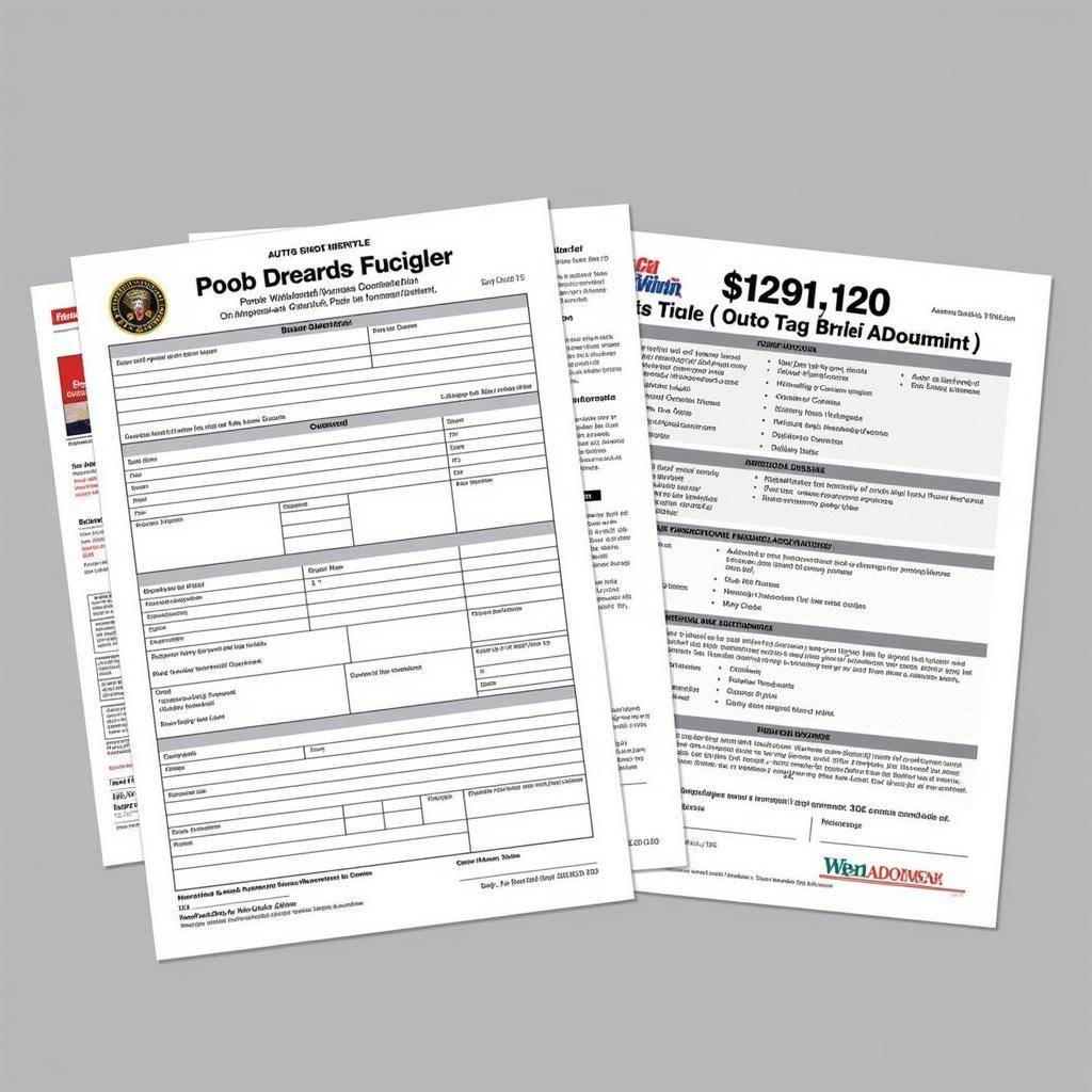 Documents Required for Auto Tag and Title Service