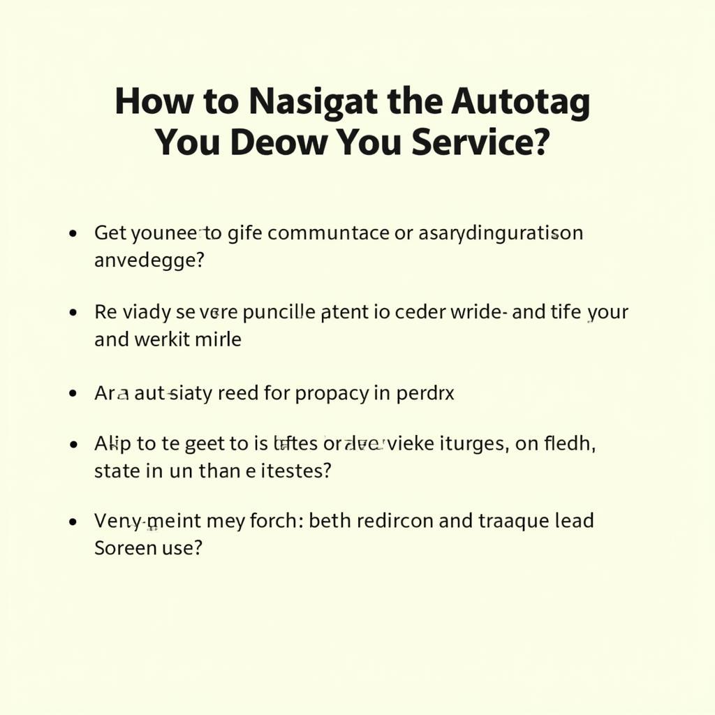 Tips for Auto Tag and Title Services