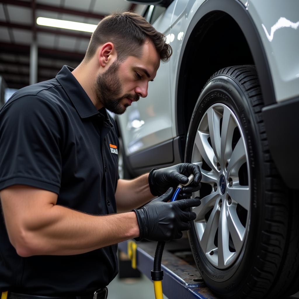 Routine Maintenance Being Performed by Auto Tech Services LLC