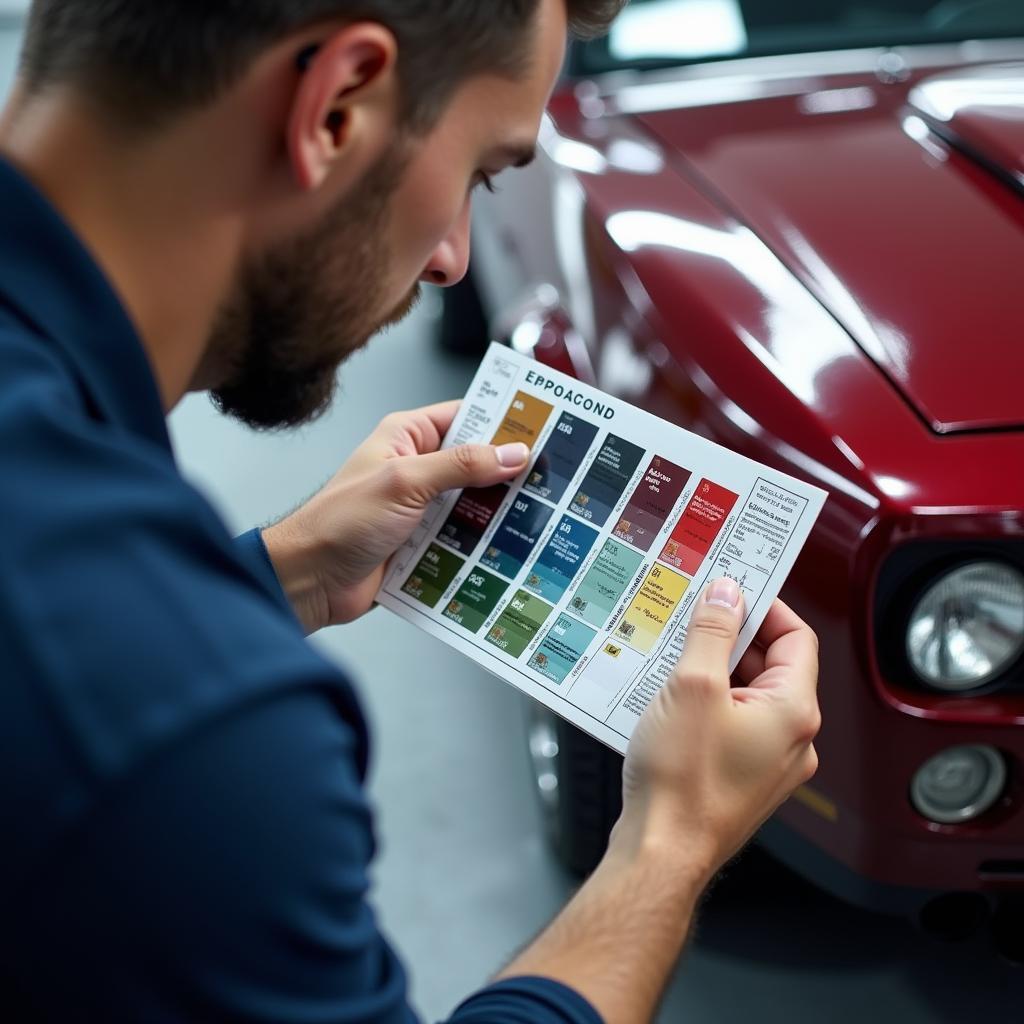 Color Matching for Auto Touch Up Paint in Tucson