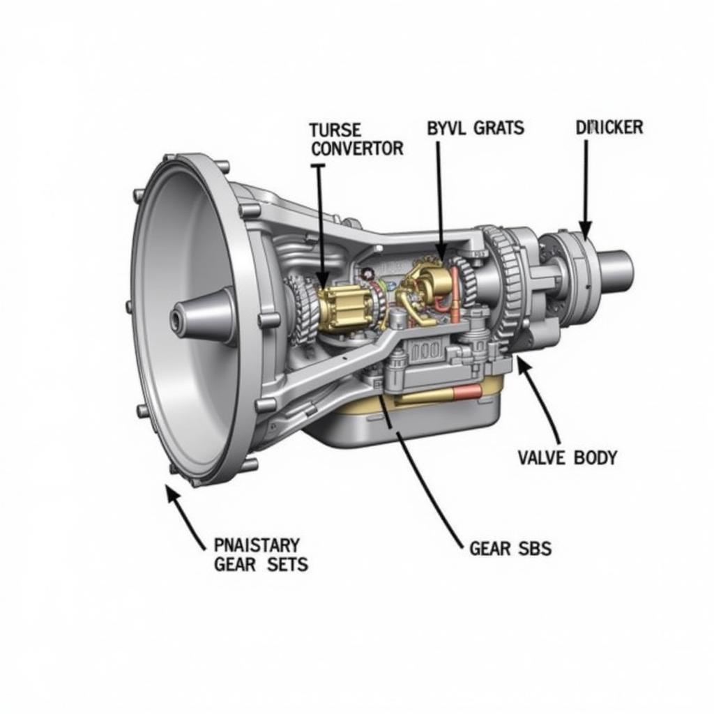 Diagram of a Car's Automatic Transmission System