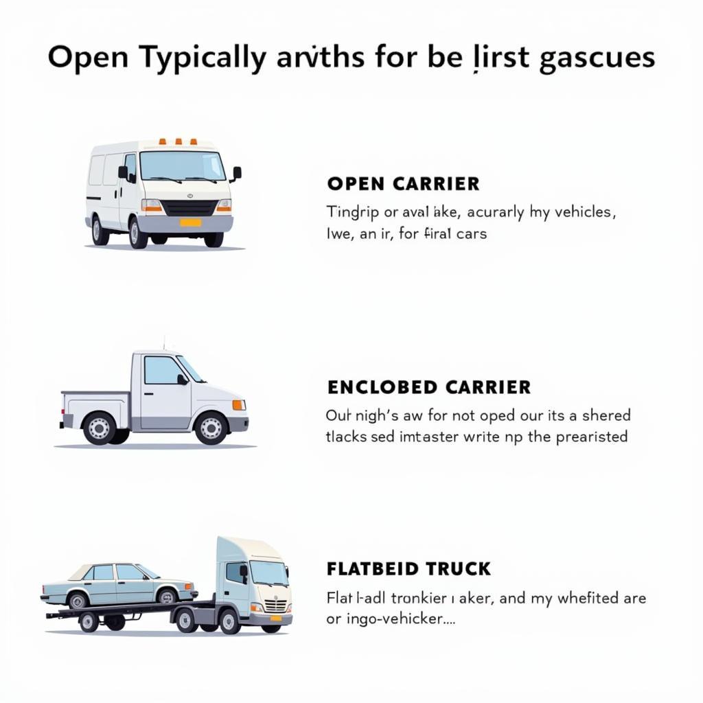 Types of Auto Transport in Florida