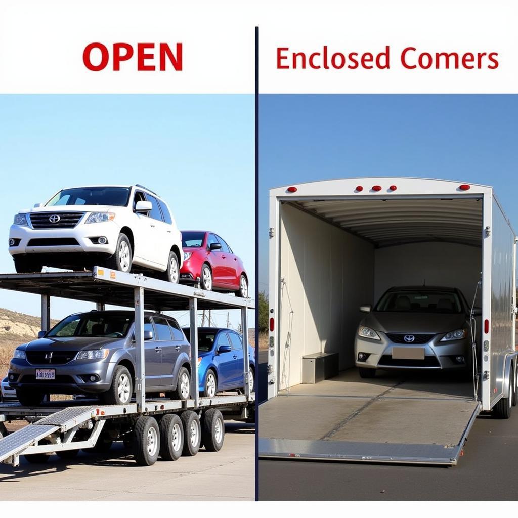 Open and Enclosed Auto Transport Options in Glendale, Arizona