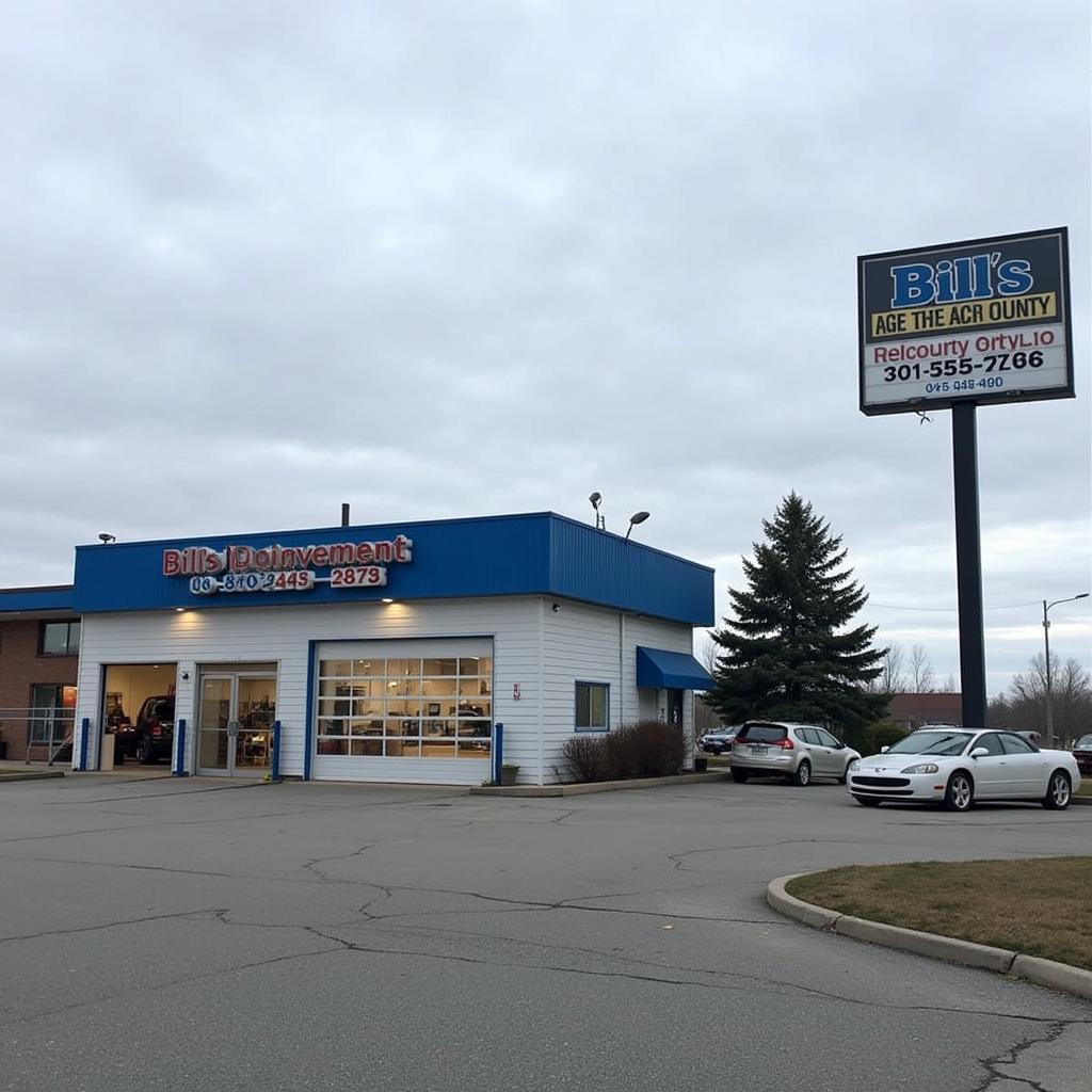 Bill's Alignment & Auto Services Inc. Shop Front