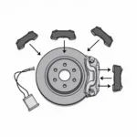 Car Brake System Components Diagram