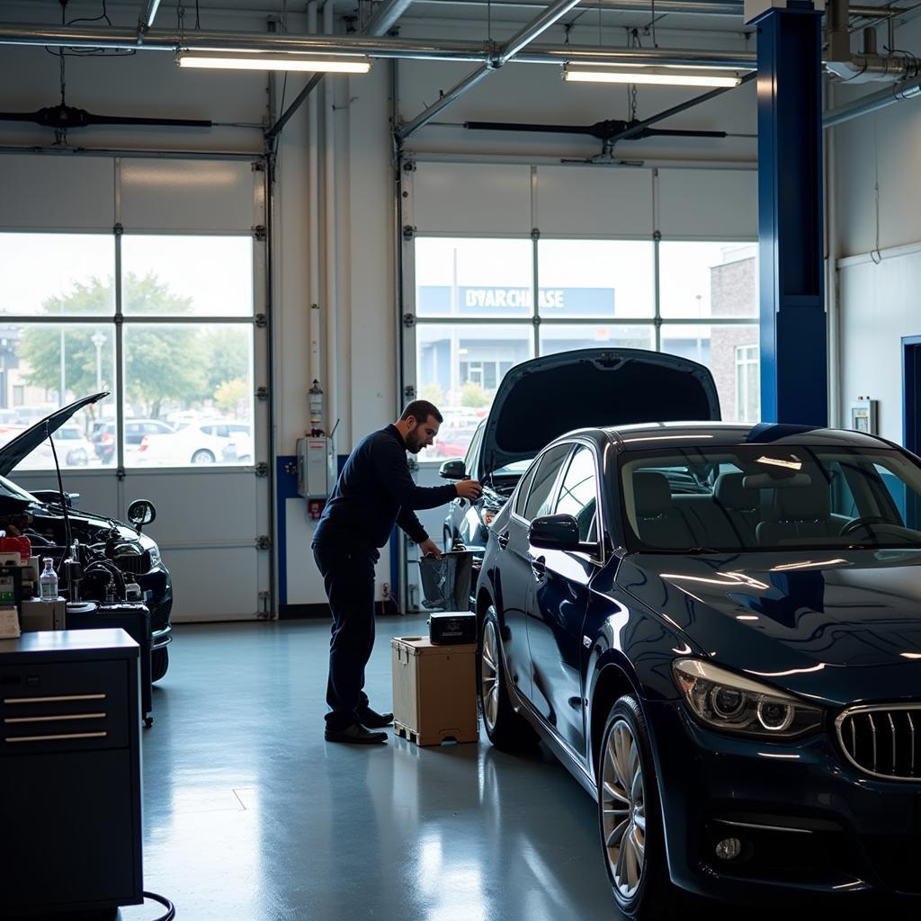 Modern and well-equipped Briarcliffe auto service center