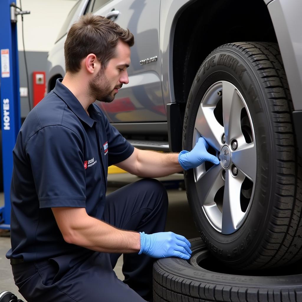 Calabro Tire and Auto Service Tire Installation