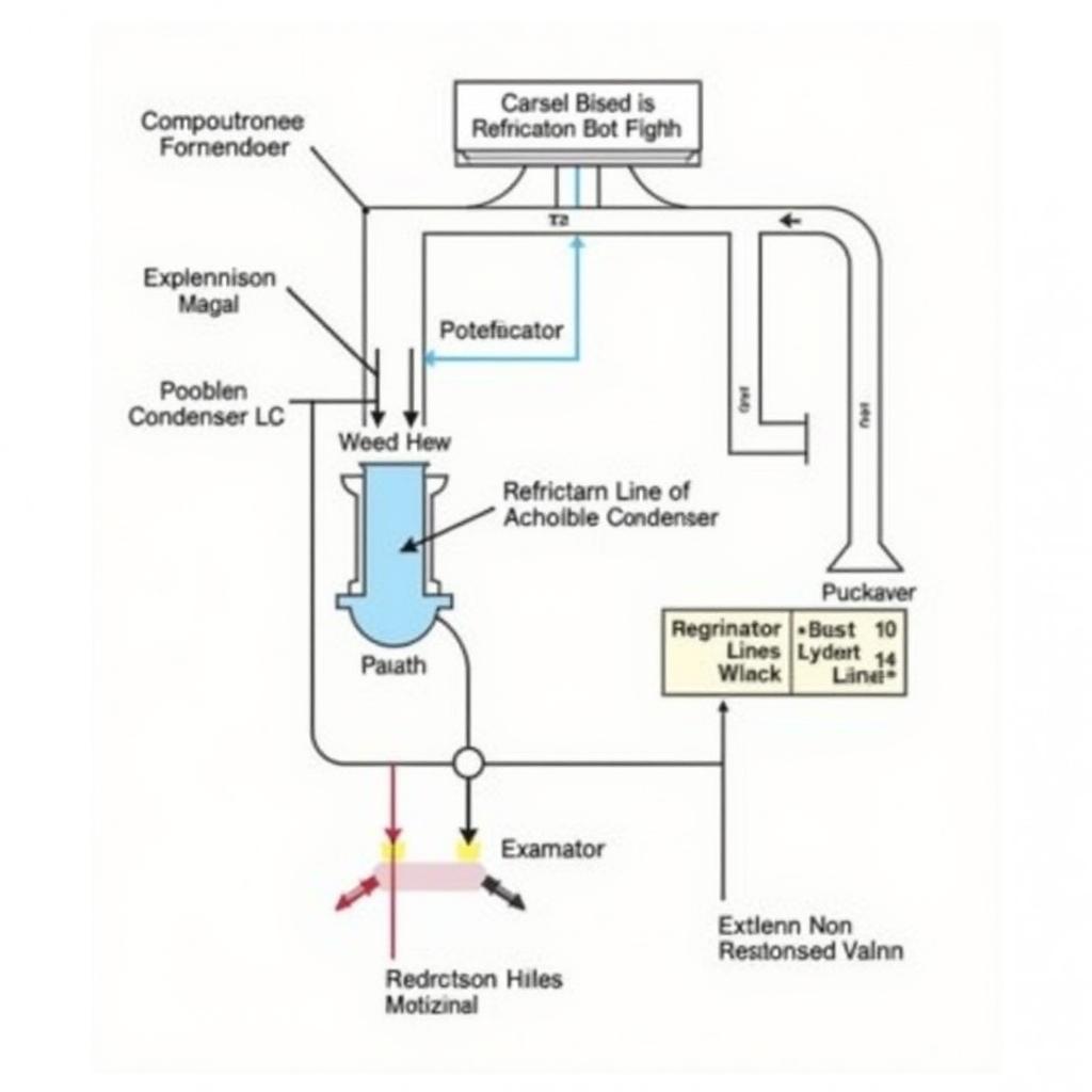 Car AC System Diagram