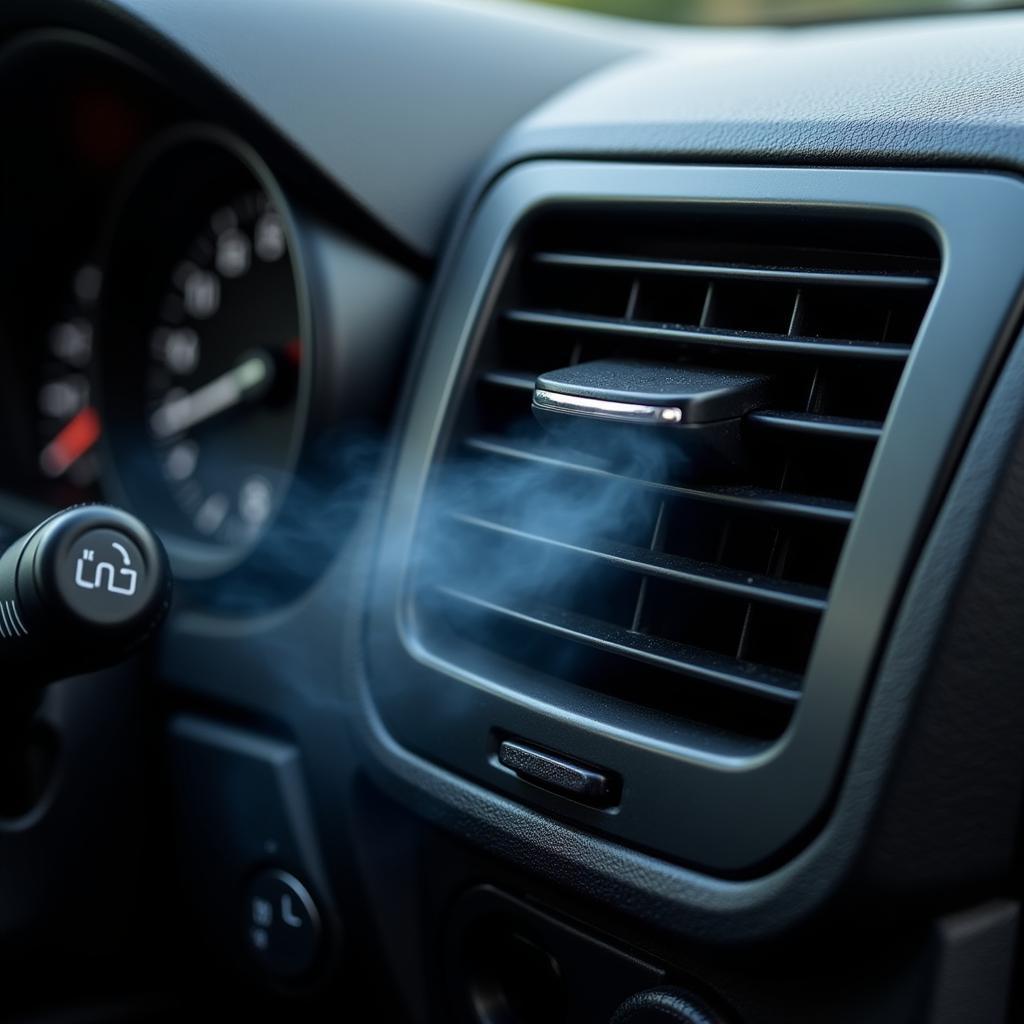 Car AC Vent Blowing Cold Air