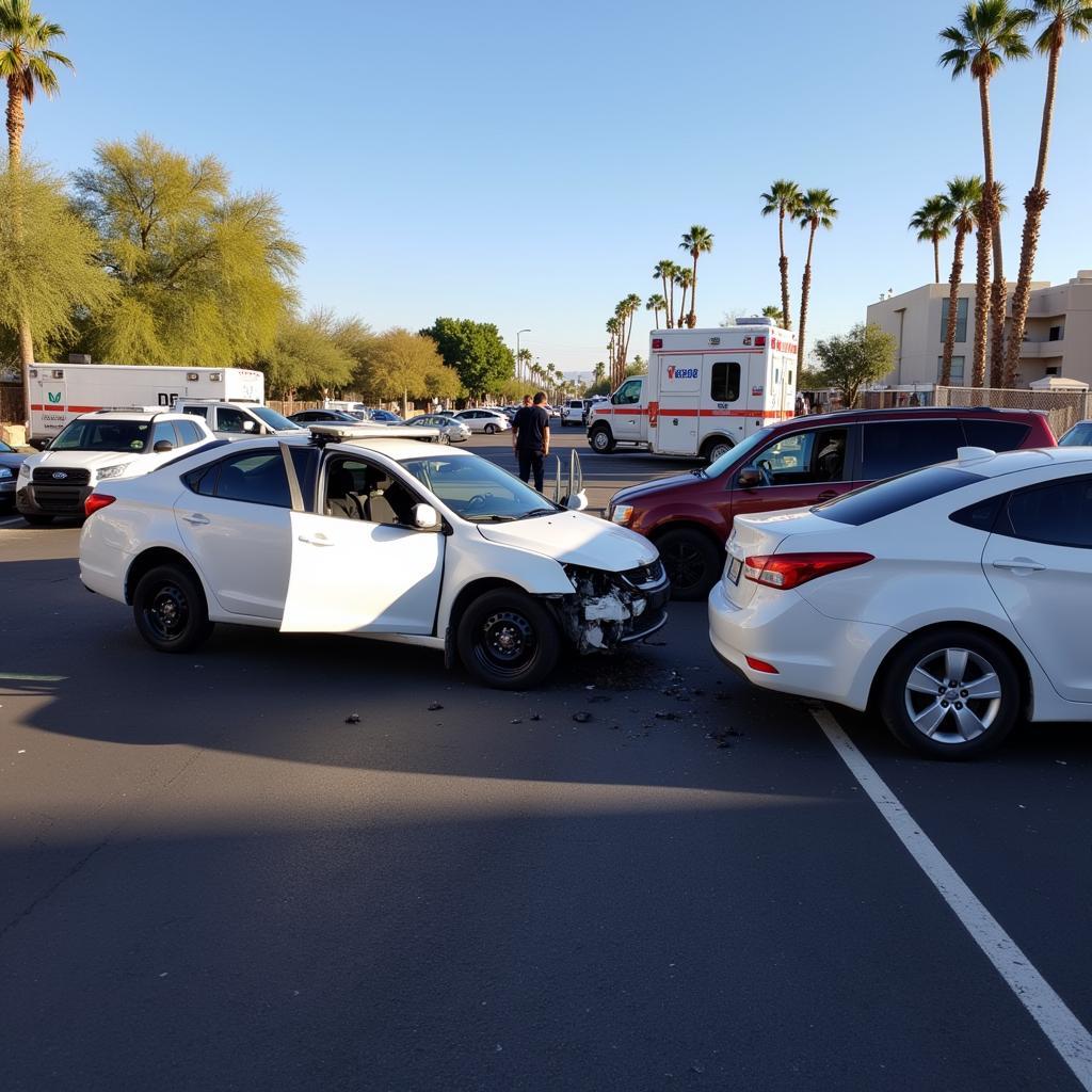 Car Accident Scene Las Vegas