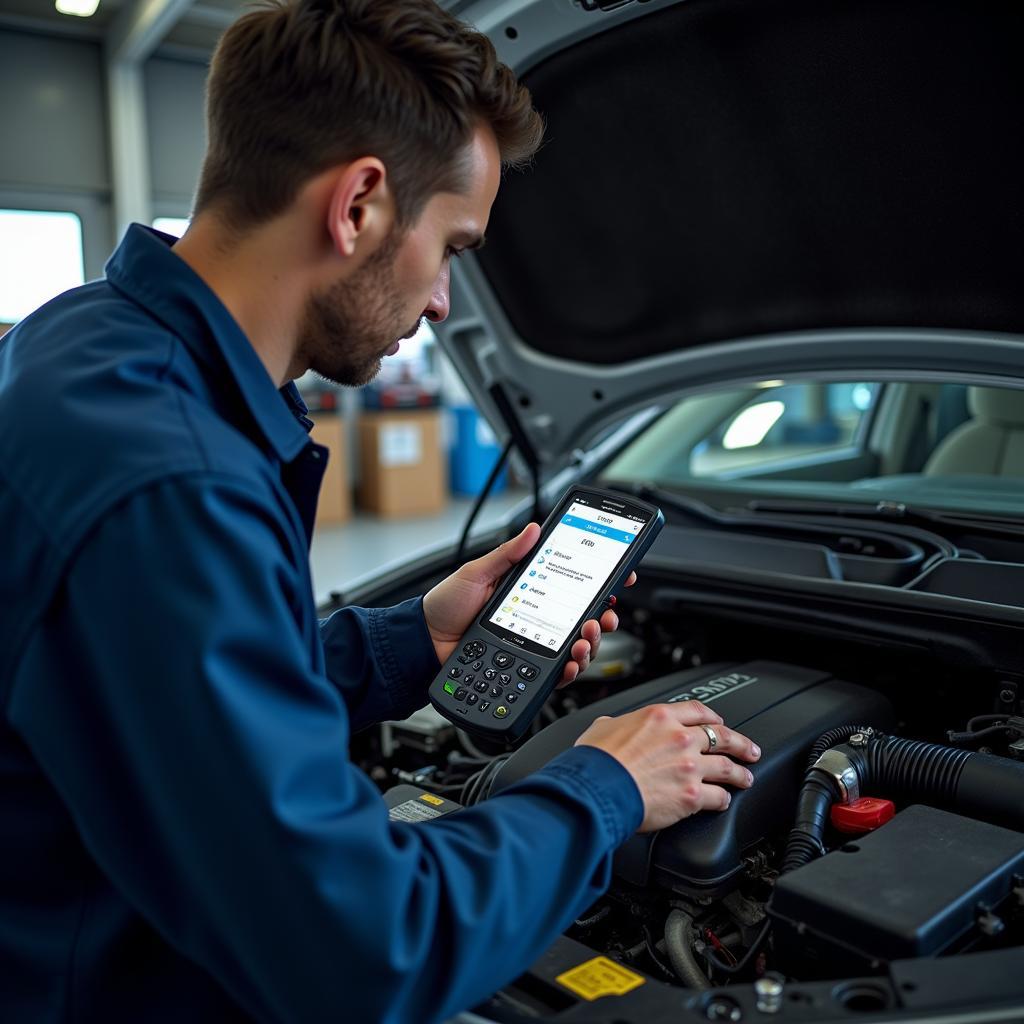 Car Diagnostic Tools in Use