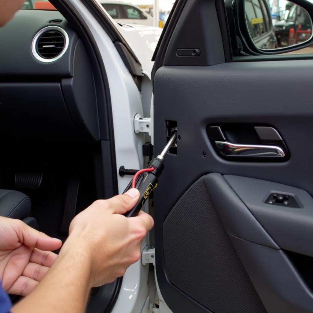 Car Door Components Inspection