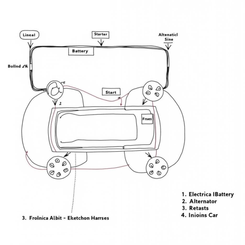 Diagram of a Car's Electrical System