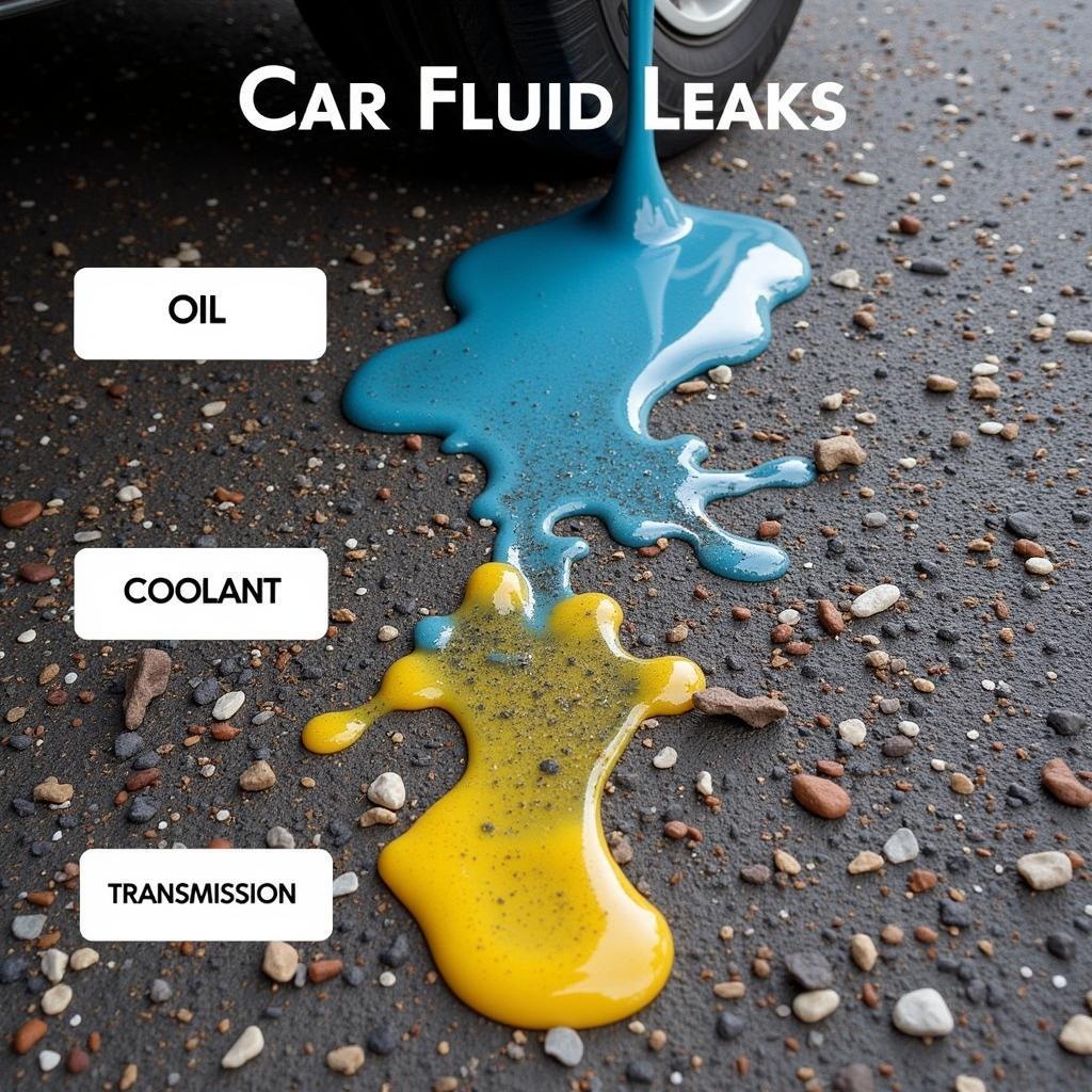 Identifying Car Fluid Leaks