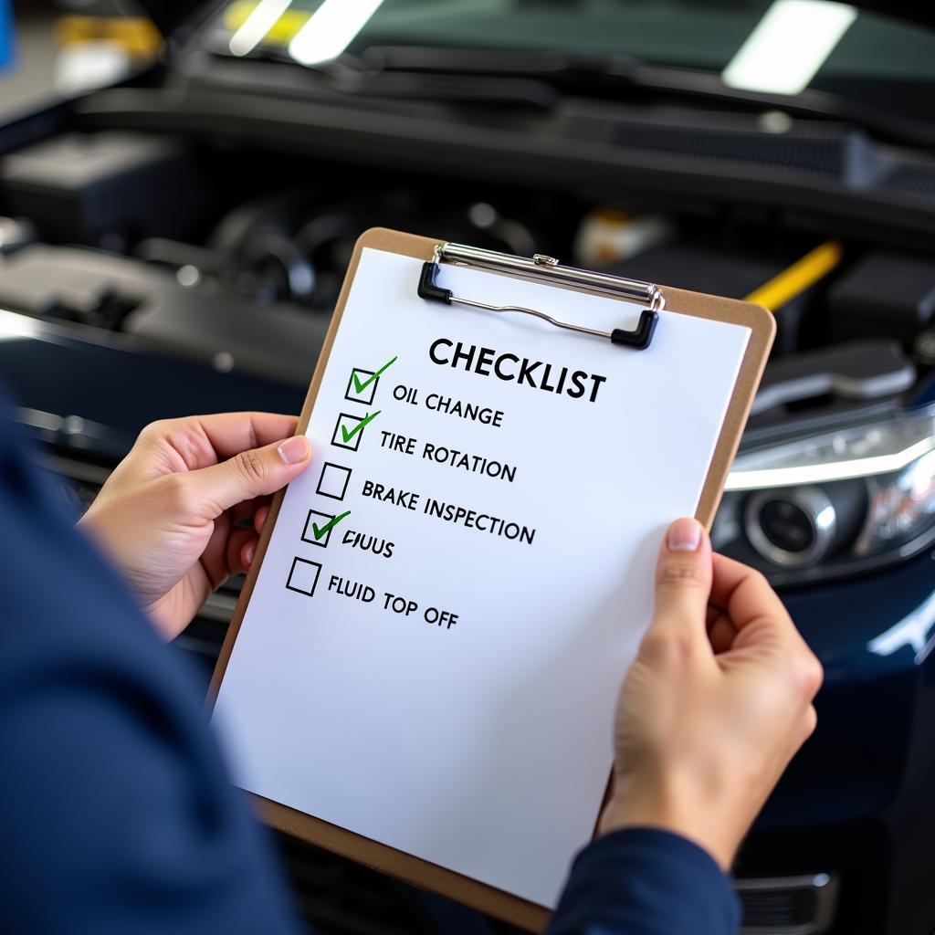 Car Maintenance Checklist