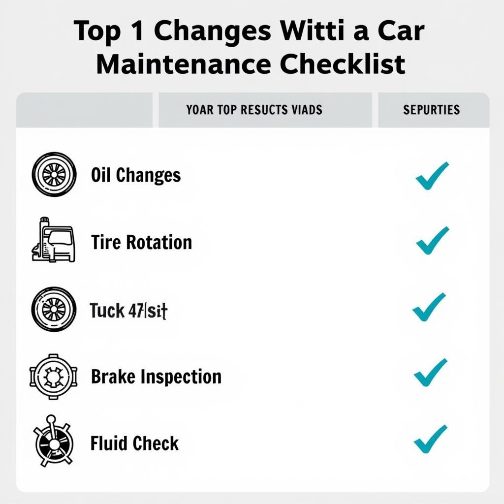 Essential Car Maintenance Checklist