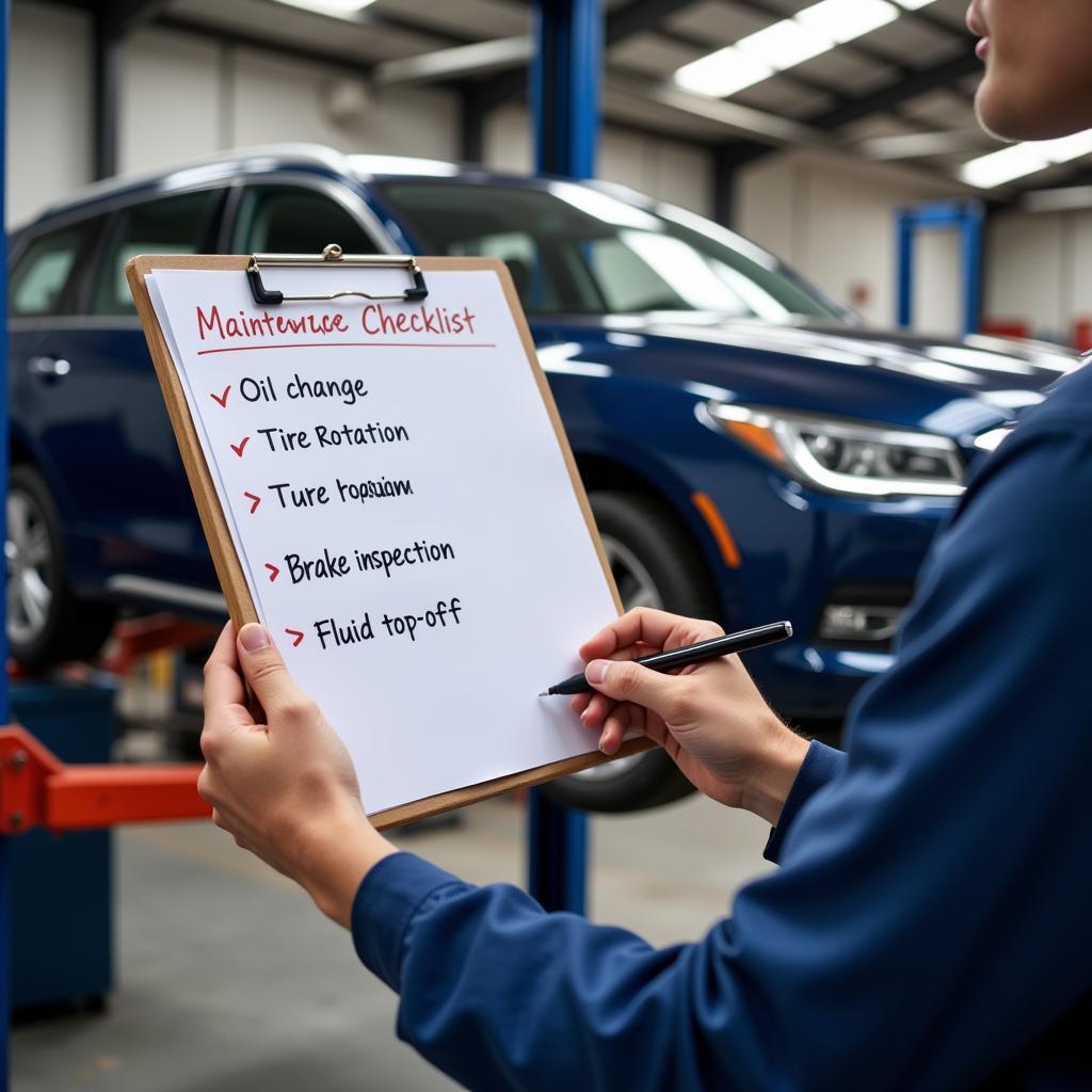 Car Maintenance Checklist