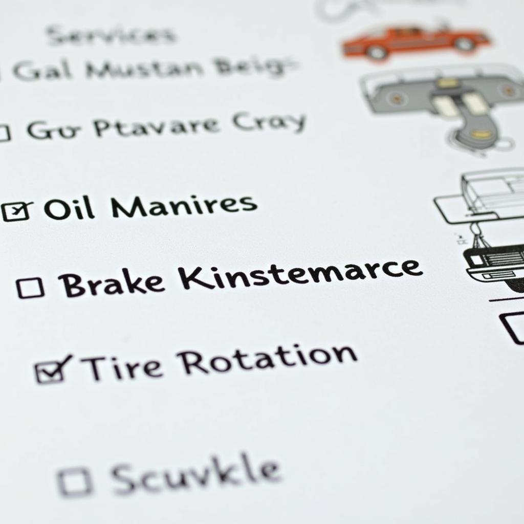 Car Maintenance Checklist Image