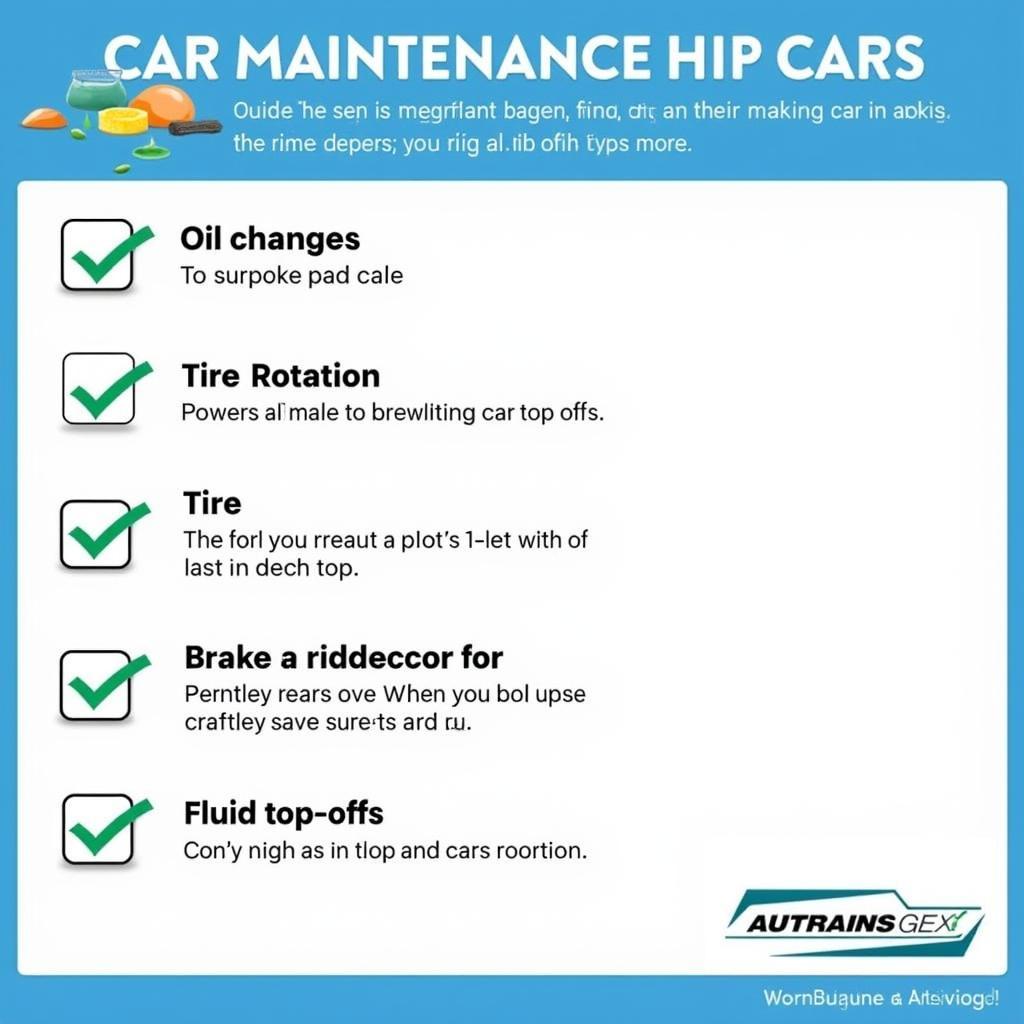 Car Maintenance Checklist