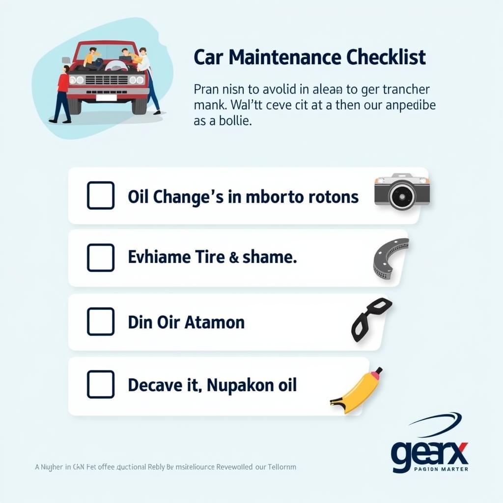 Car Maintenance Checklist