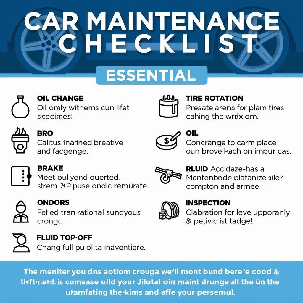 Car Maintenance Checklist