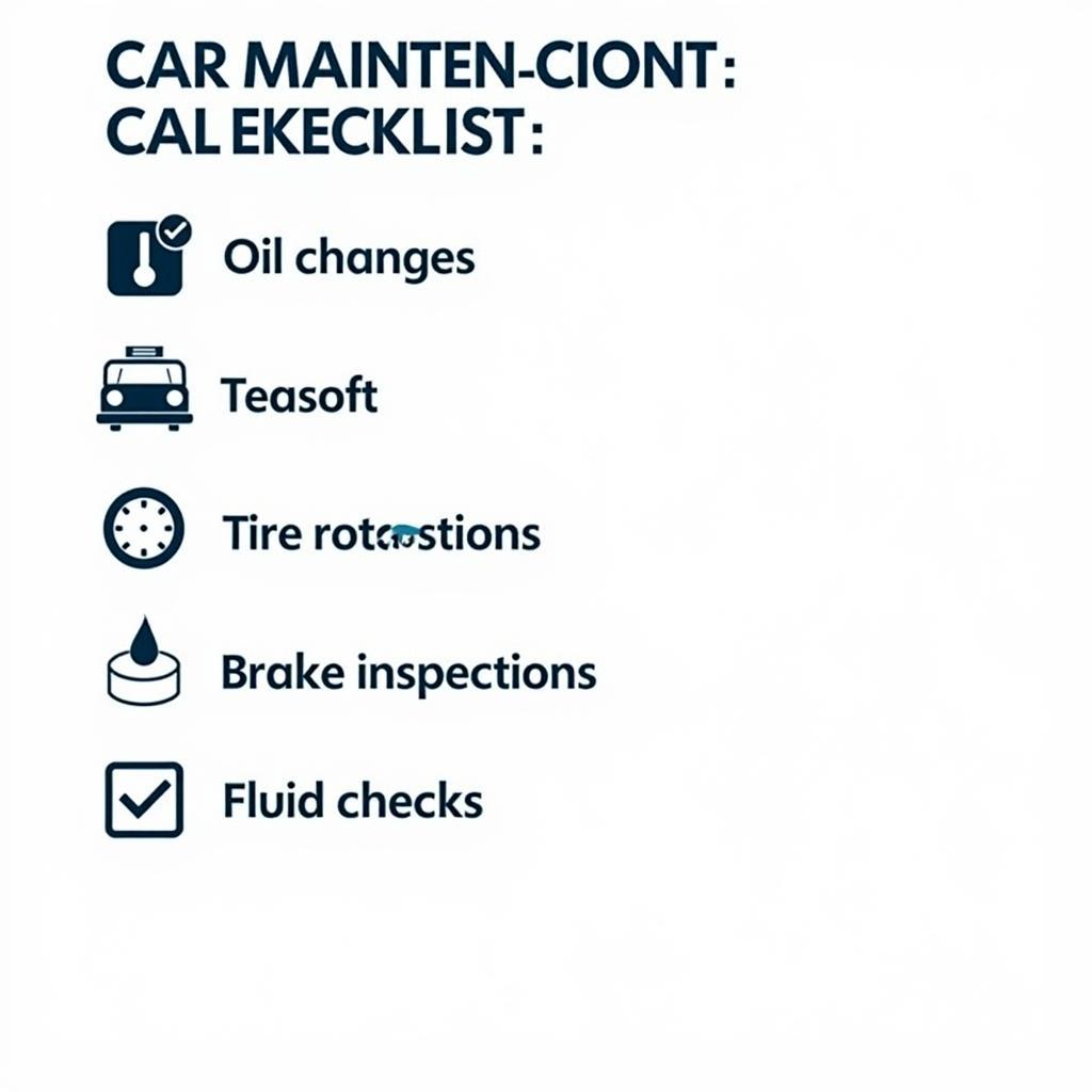 Car Maintenance Checklist