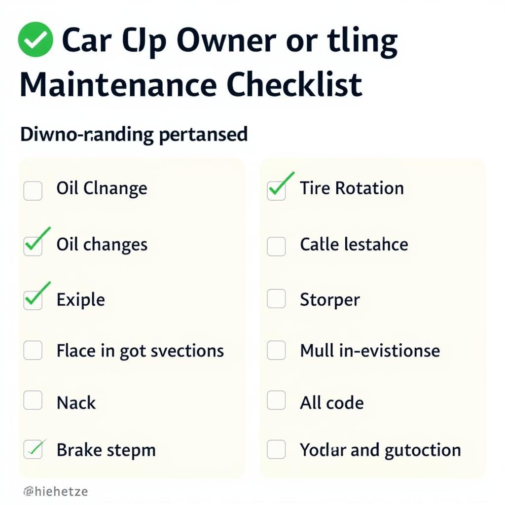 Car Maintenance Checklist in Nijmegen