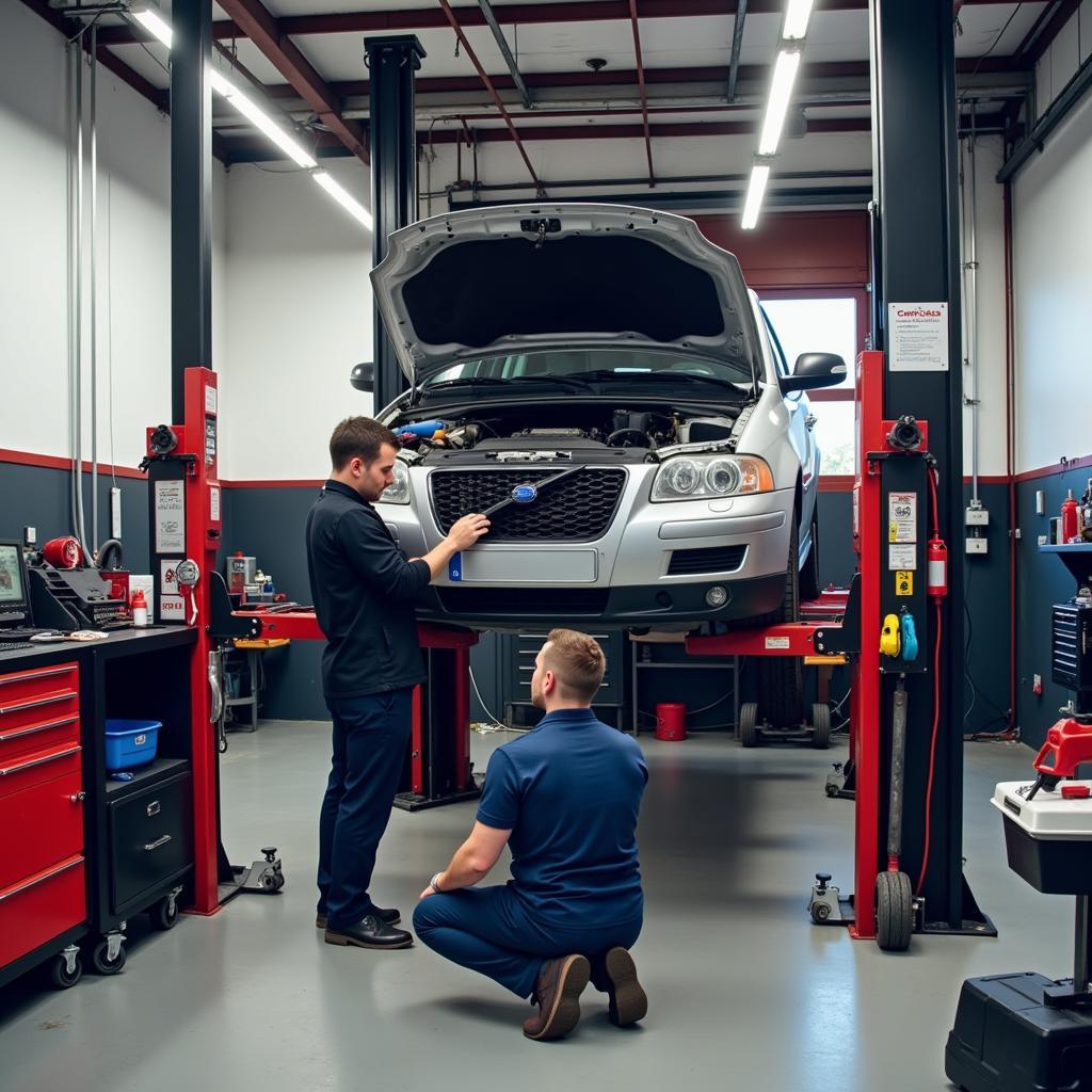 Car Undergoing Routine Maintenance Near Ives Dairy and Dixie Hwy