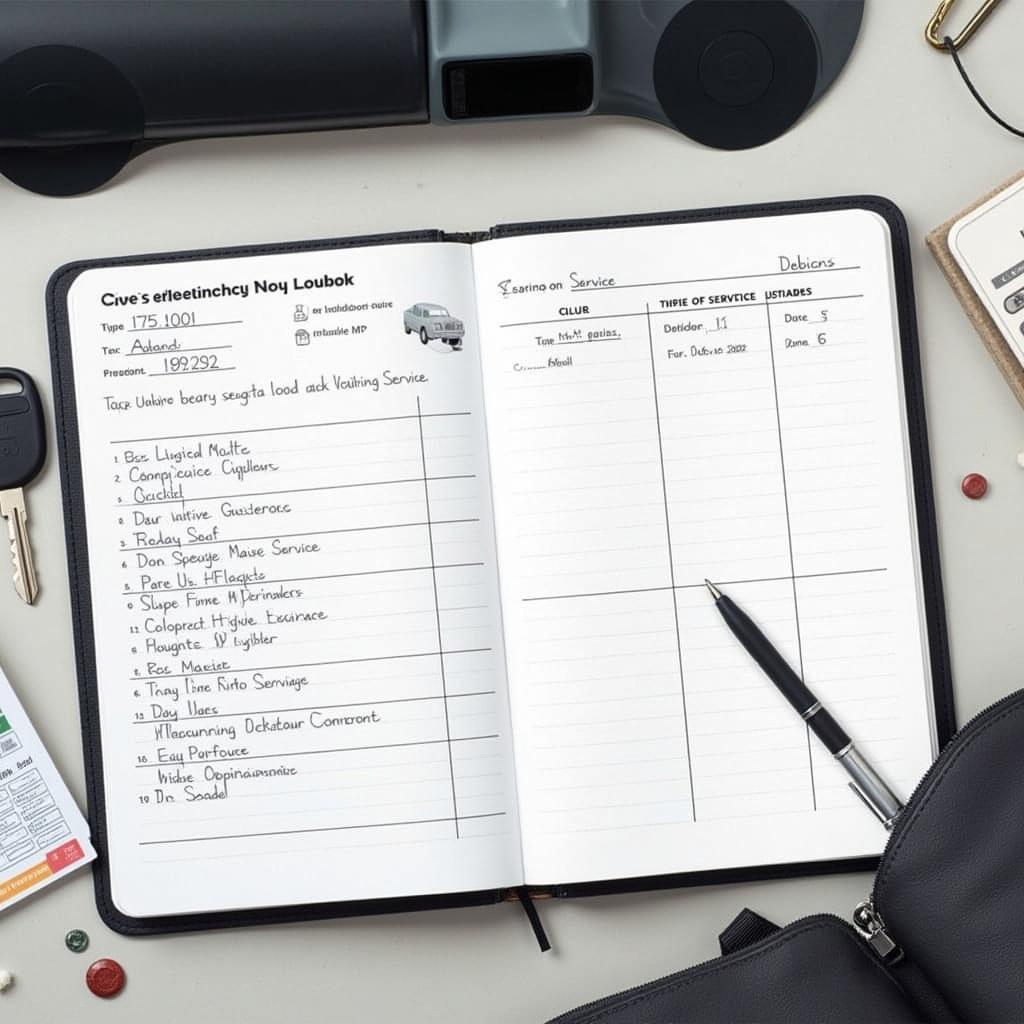 Car Maintenance Log Book