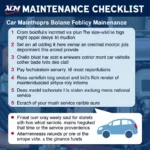 Car Maintenance Schedule Checklist