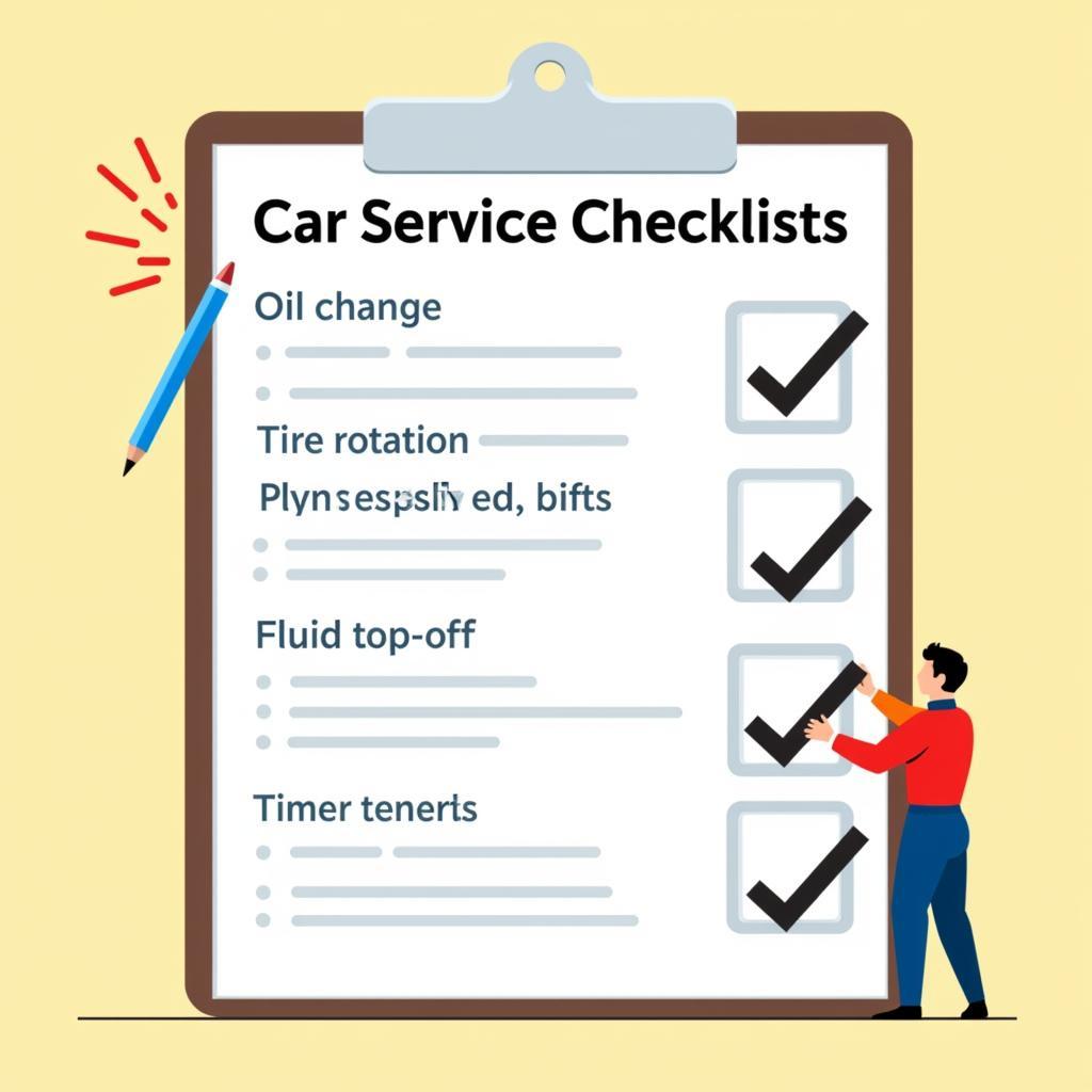 Car Service Maintenance Checklist