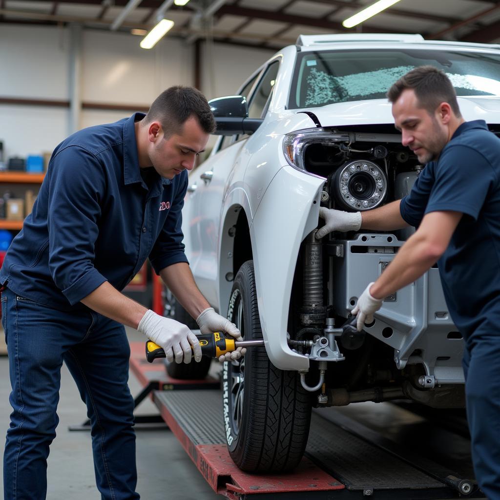 Certified Technicians Performing Collision Repair