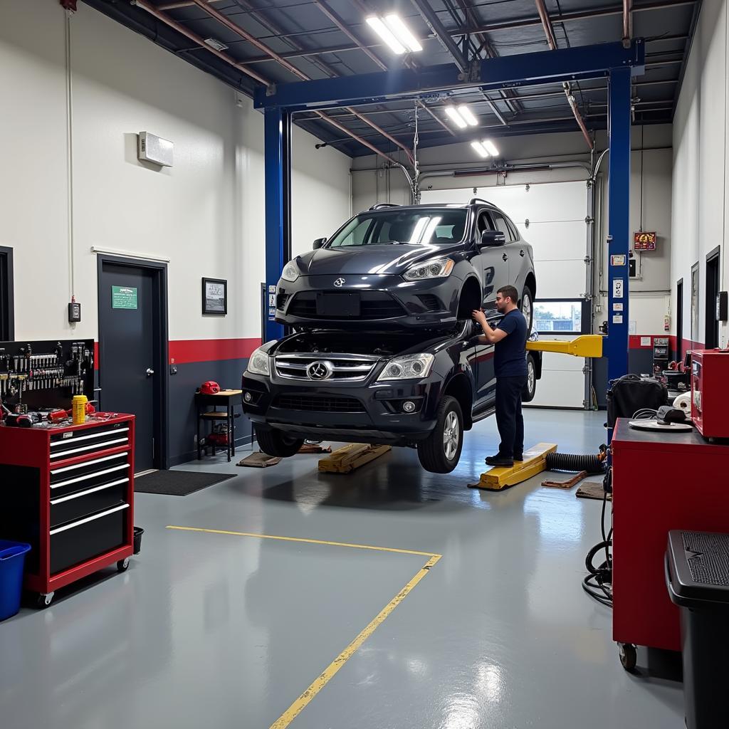 Chantilly Auto Service Center Repair Bay