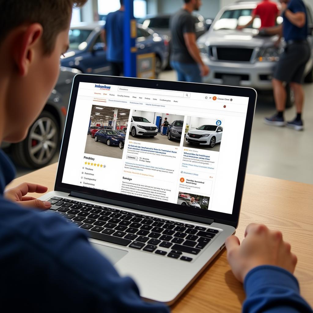 Reading online reviews can help you find a reputable auto service provider.