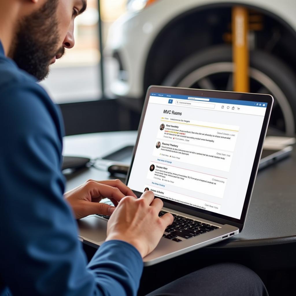 Checking Online Reviews for Auto Services