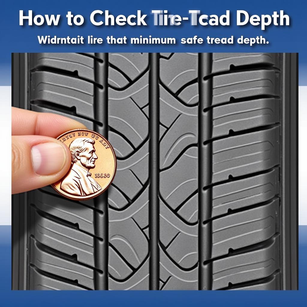 Checking Tire Tread Depth