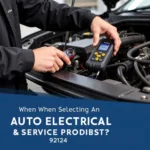 Choosing Auto Electrical Service in 92124