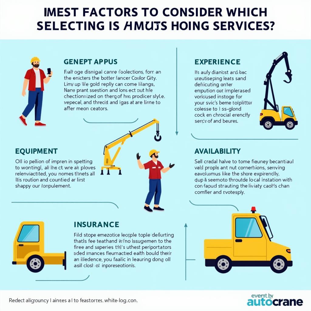 Factors to Consider When Choosing an Auto Crane Service