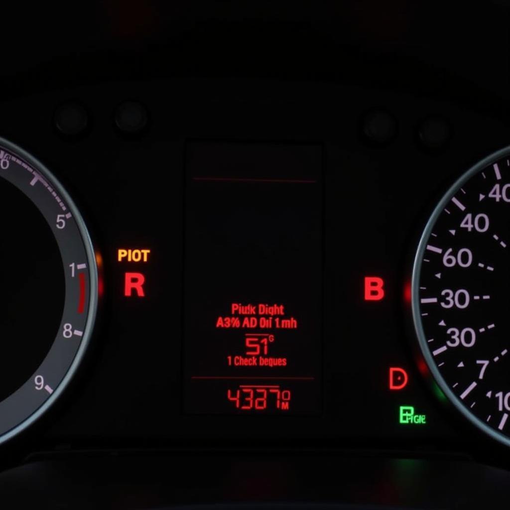 Dashboard Warning Lights Indicating Car Problems