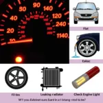 Car dashboard warning lights and common car issues