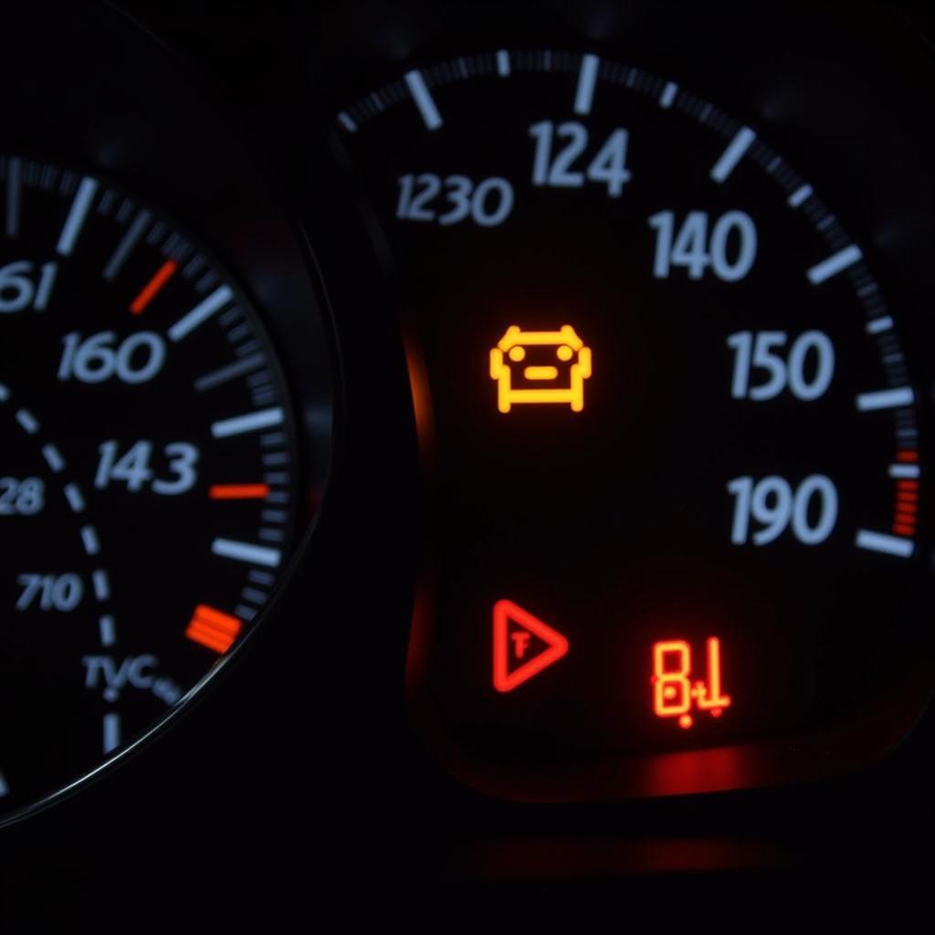 Dashboard Warning Lights Indicating Car Problems