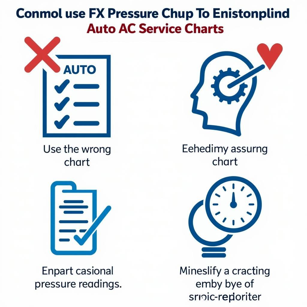 Common Mistakes Using Auto AC Charts