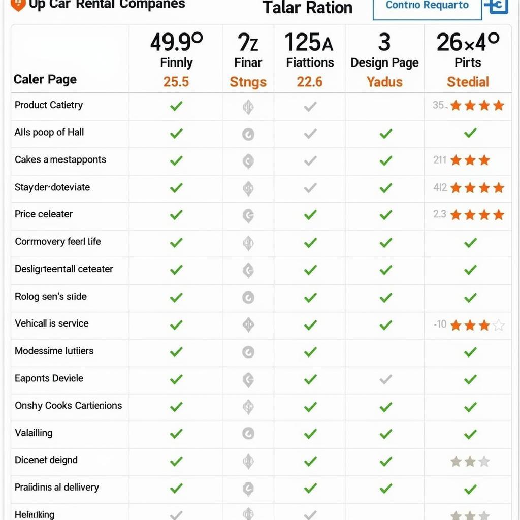 Comparing Car Rental Prices