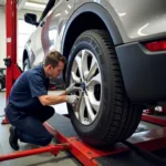 Costco Auto Service Center Tire Installation