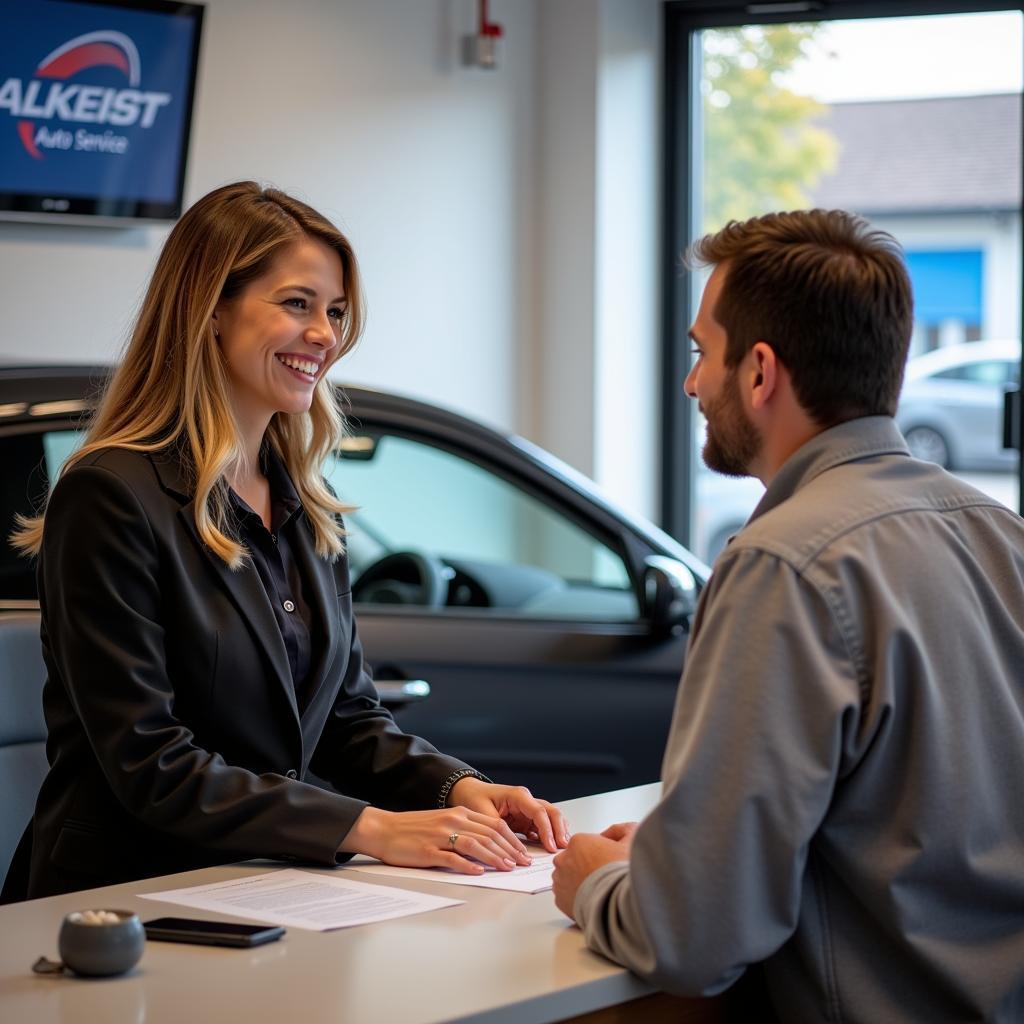 Friendly Customer Service Representative at Aleksa Auto Service