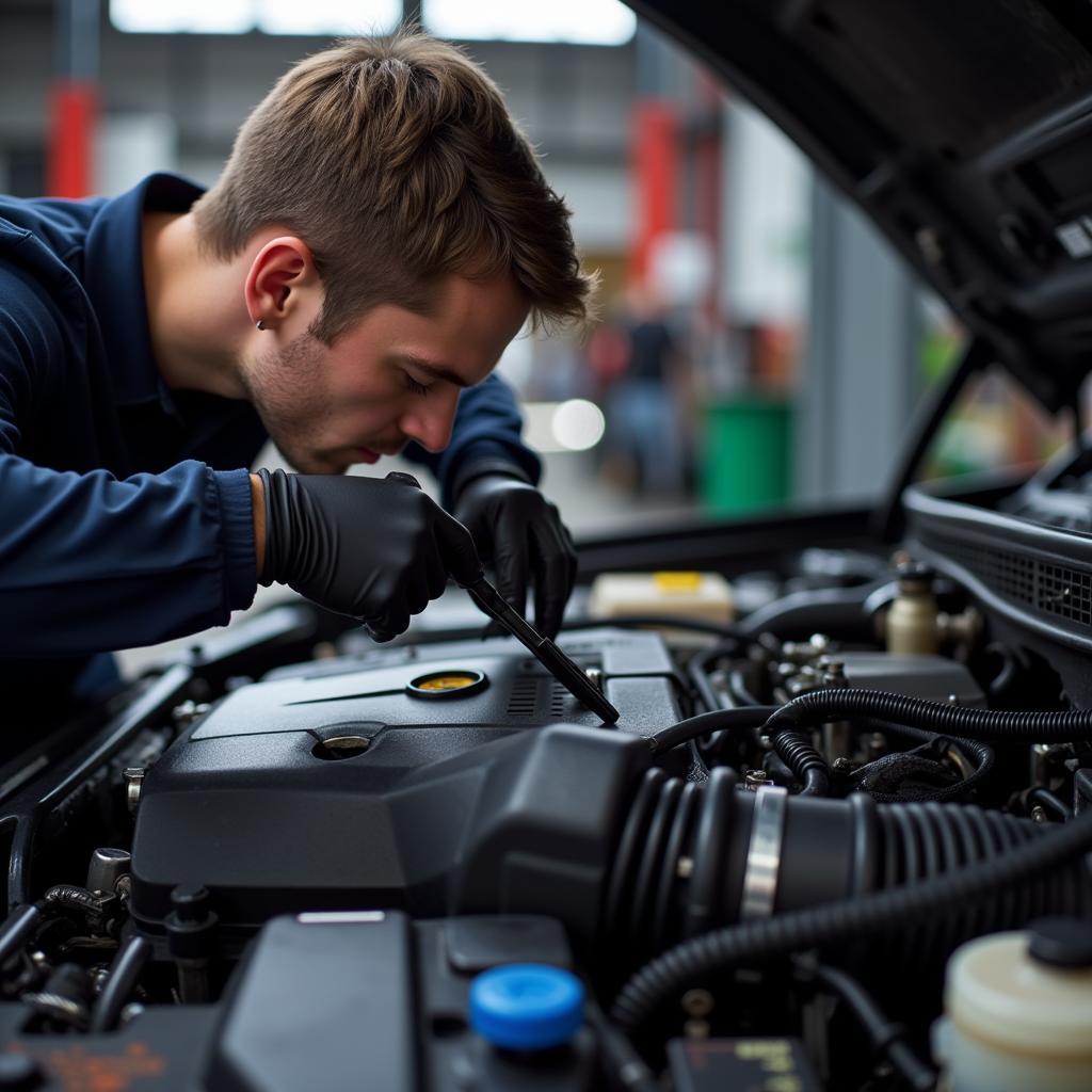 Daytona Auto Service Technician at Work