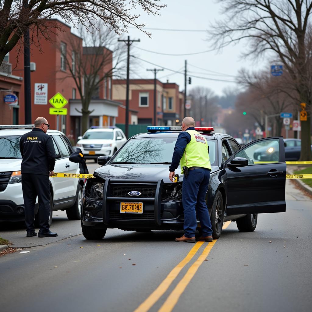 Detroit Car Accident Scene Investigation